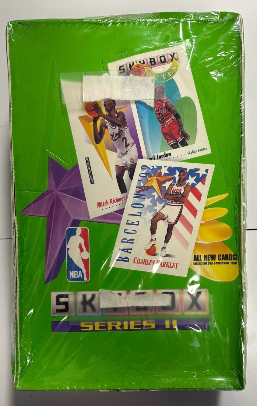 1991-92 Skybox Series II Basketball Factory Sealed Unopened Box 36 Packs